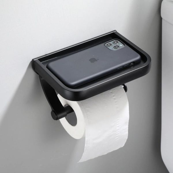 

bathroom roll holder stainless steel mobile phone paper towel toilet holders