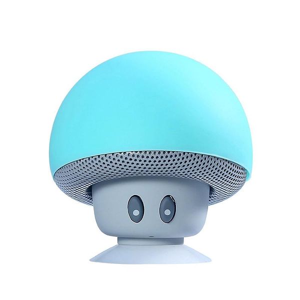

cartoon small mushroom head sound box silicon rubber deskloudspeaker portable mobile phone bracket uy8 cell mounts & holders