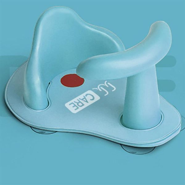 

1pc child safety bath seat baby shower chair tub (blue) mats