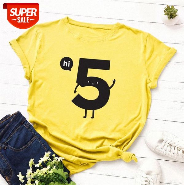 

women's loose round neck short-sleeved cotton t-shirt t26 #ob1h, White