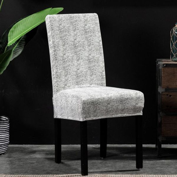 

chair covers elastic stretchy seat protective case strong removable macaron grey cover for el party office