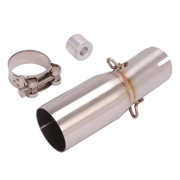 

motorcycle exhaust system slip on mid connect tube middle link pipe stainless steel for kymco ak550 all years