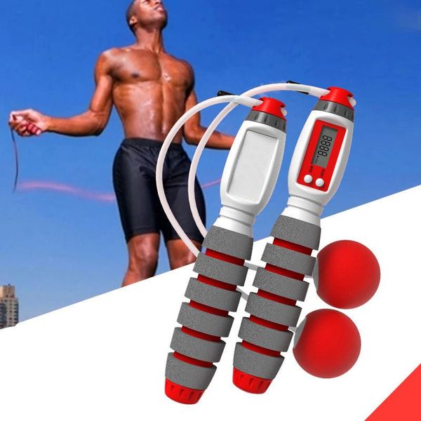 

jump ropes electronic rope skipping wireless speed anti-slip foam handle for workout jumping training portable fitness equipment