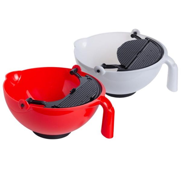 

bowls multifunctional mixing bowl with spatula plastic salad multi-purpose kitchen tools