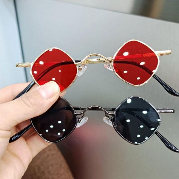 

sunglasses retro punk kids fashion funny rhombus irregular 50778, Blue
