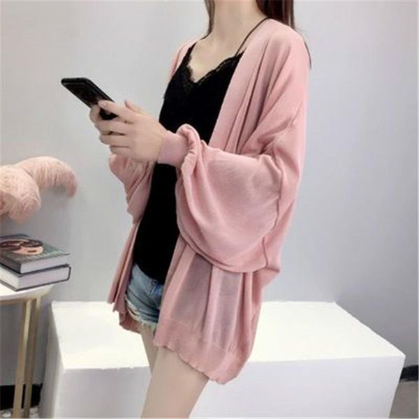 

women's summer sun protection clothing loose size female chiffon shirt thin coat casual fashion ladies shirts n267 blouses &, White