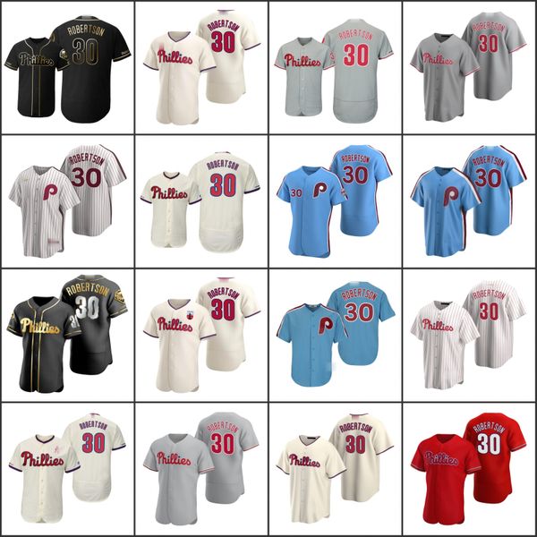 

philadelphia phillies men 30 david robertson women youthjersey, Black;red