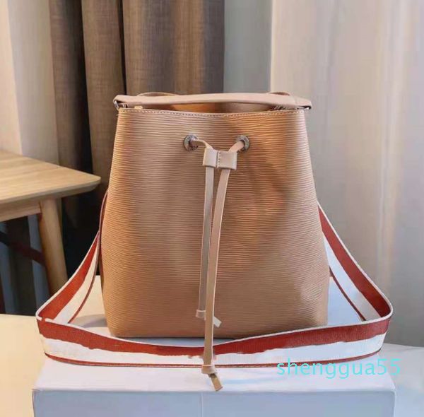 

luxury designer women's bucket shoulder bags escale neonoe crossbody bag genuine leather handbags adjustable strap fashion 1331