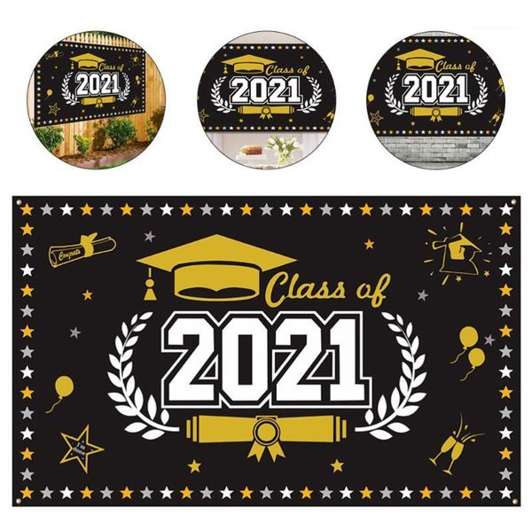 

party decoration graduation season banner background supply1