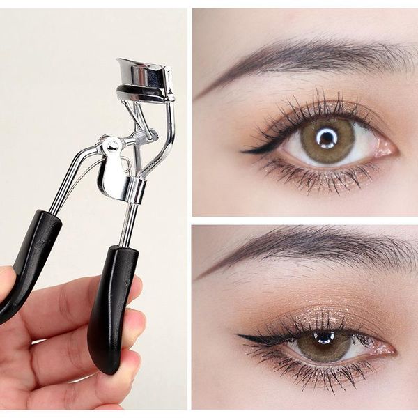 

eyelash curler tweezers curved handle does not hurt eyelashes long-lasting curling eye makeup cosmetic tools