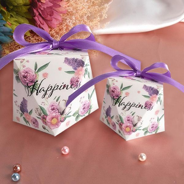 

gift wrap 25pcs floral candy box wedding favors and gifts event party supply decoration