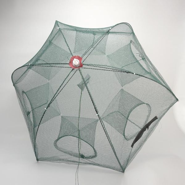 

fishing outdoor camping hexagon accessories folded aquatic pet supplies 4 6 8 hole portable easy apply automatic net l06