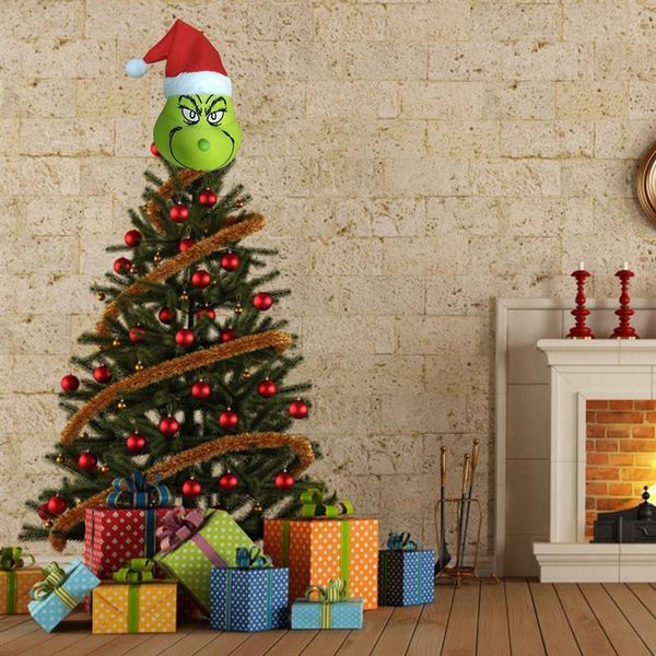 

christmas decorations green hair monster tree xmas ornament lovely plush toy