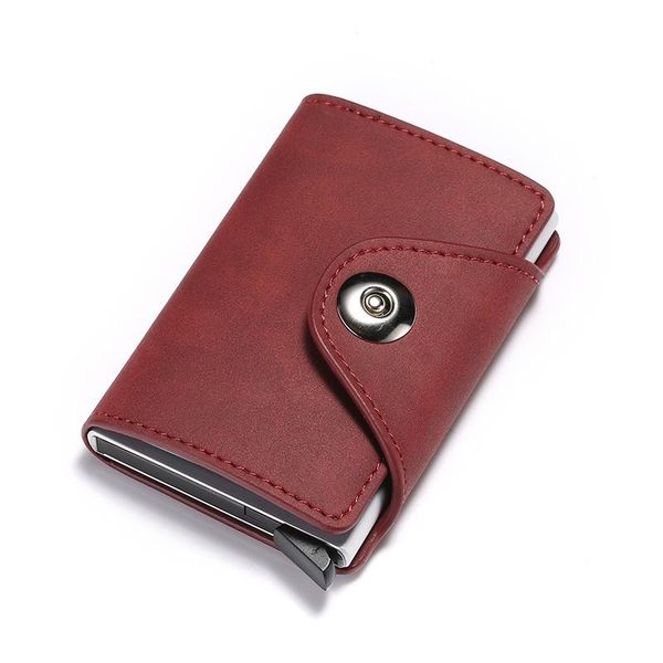 

wallets holder leather bifold up wallet with banknote compartment coin pocket for cards cash coins sale-wt, Red;black
