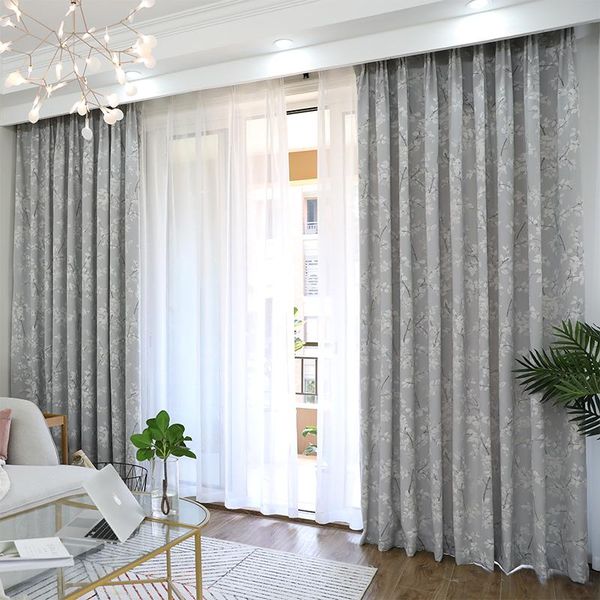 

chicity jacquard fabric curtains for living room blackout curtain kitchen and bedroom drapes ready made customized &