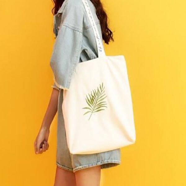 

art canvas bag simple and versatile one-shoulder female fresh fashionable student diagonal porta waist bags