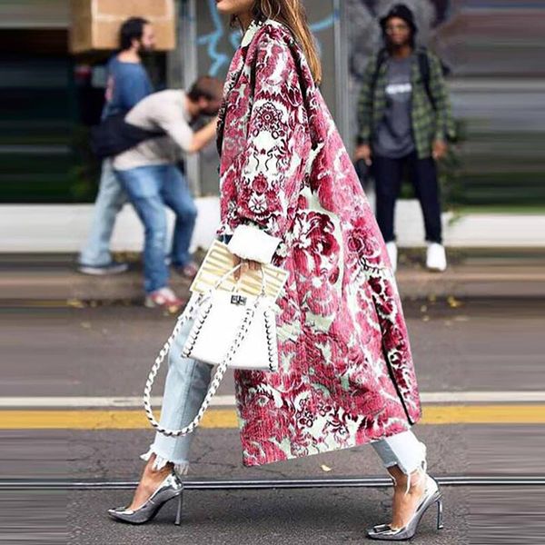 

women's jackets 2021 fashion womens casual loose open front autumn winter femme long sleeve cardigan streetwear blouse coat mujer for f, Black;brown