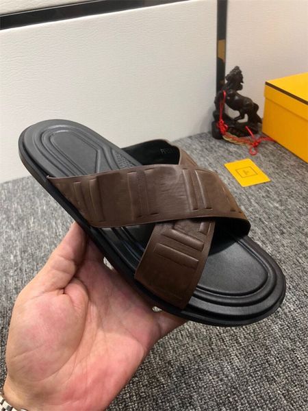 

designer luxury beige raffia coated slippers canvas mule slide flat flip flop sandals with box dust bag, Black