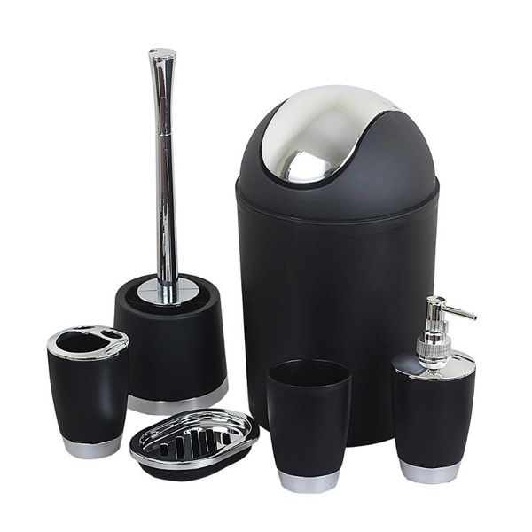 

pcs bathroom bottle soap cup waste toothbrush holder bin brush accessories bath accessory set
