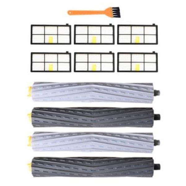

roller brushes + hepa filters kit for 800 860 865 866 870 871 880 885 886 890 900 vacuum cleaner parts cleaners
