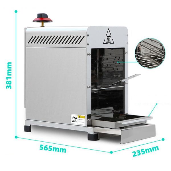 Lebensmittelverarbeitung Gasgrill Steakgrill heizt Ofenmaschine