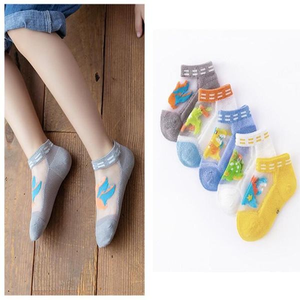 

spring and summer children's stocks breathable short tube socks1-12year baby socks kids, Pink;yellow