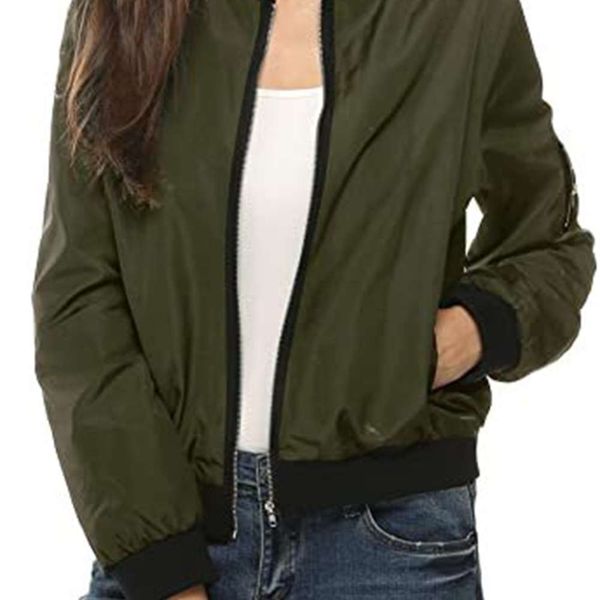 

autumn classic color motorcycle zipper, Black;brown