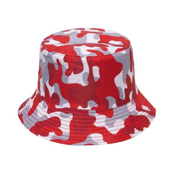 

wide brim hats summer camouflage fisherman cap for women men travel camping foldable sun protection beach caps bucket hat gorras mujer a40, Blue;gray