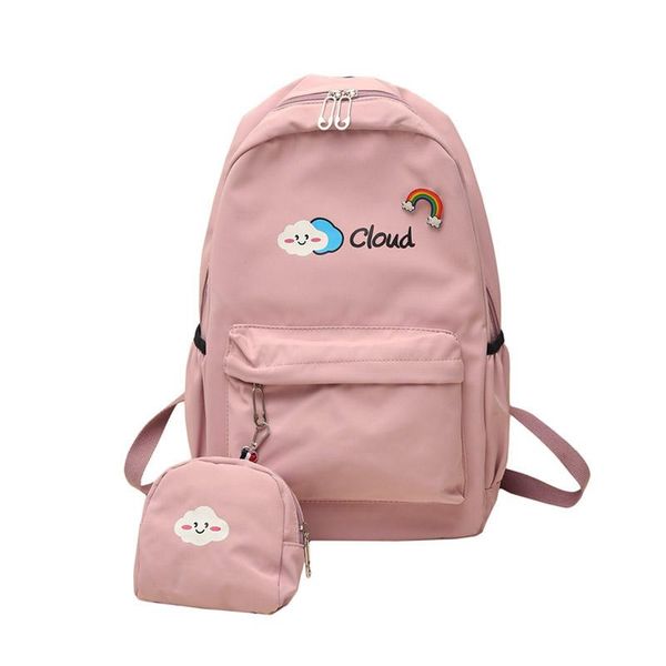 

school backpack lapbag schoolbag for teenager girls women learner shoulder casual tavel mochila bags