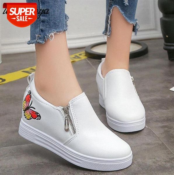 

platform sneakers women shoes casual woman loafers white #px47