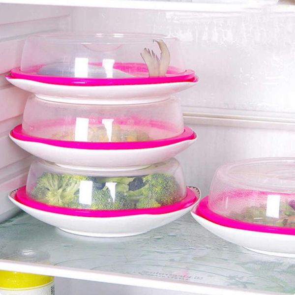 

kitchen storage & organization refrigerator fresh-keeping dish tray bowl cover dustproof splash-proof stacking lid household