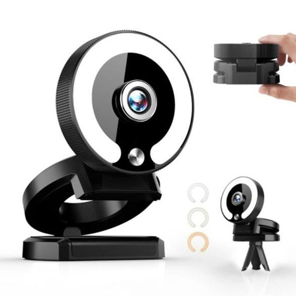 

webcams 3-speed beautifying light 1080p usb with touch dimming computer meeting camera live lighting autofocus webcam