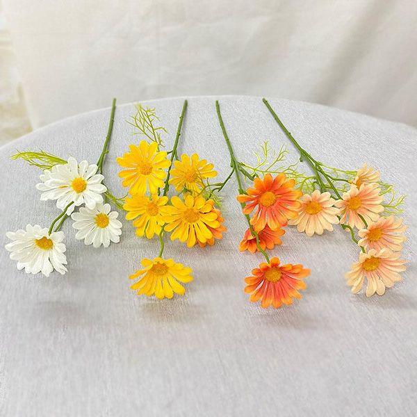 

artificial plant spring cosmos flower silk simulation plants for home wedding party decor decorative flowers & wreaths