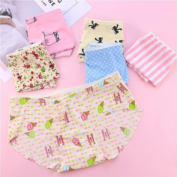 

girly panties girl underwear child's underpants briefs short lady older children xwh-406-1-6p, Camo