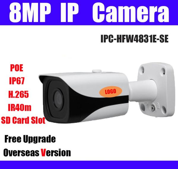 

ipc-hfw4831e-se 4k 8mp ip camera ir mini network ip67 ik10 poe replace ipc-hfw4830e-s cctv web with logo cameras