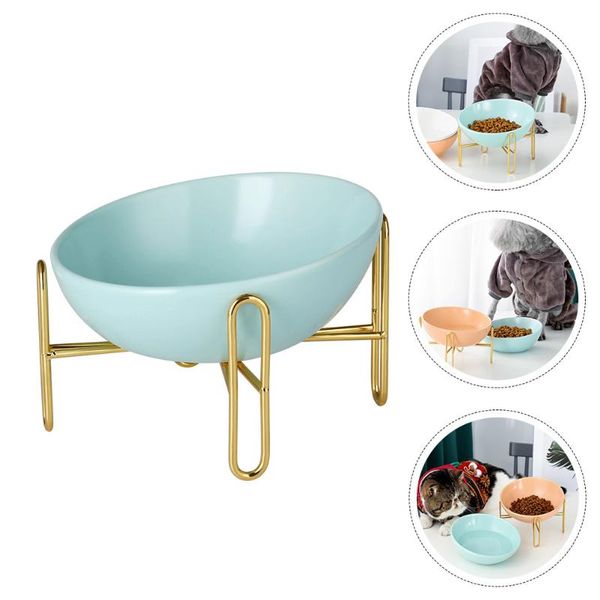 

cat bowls & feeders 1 set of pet food holder eating bowl water drinking feeder for dog