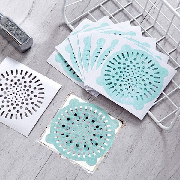 

other bath & toilet supplies 10pcs disposable bathroom sewer outfall sink drain hair strainer ser filter sticker kitchen anti-blocking