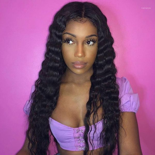 

bob human hair wig deep wave wigs full lace short closure wigs1, Black;brown