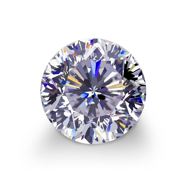 

new arrival loose moissanite nine heart one flower briliant cut diamond d color 0.5-3 carat moissanites beads for jewelry making, Black