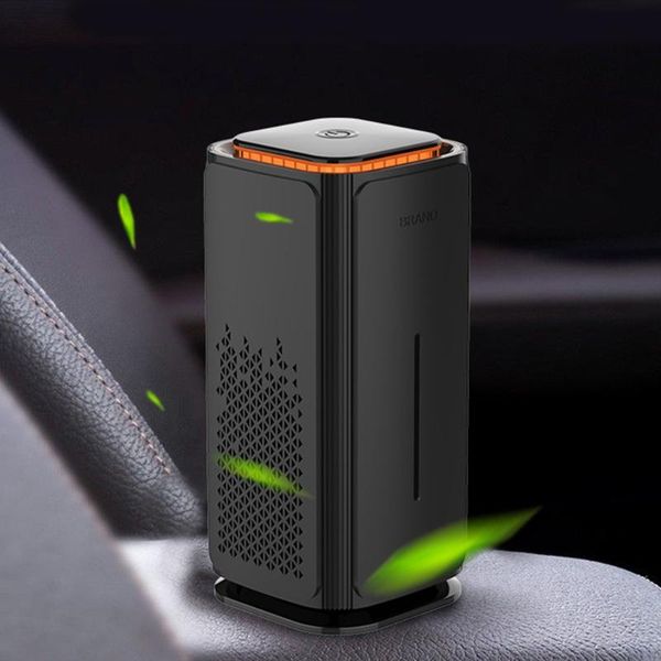 

car air freshener purifier cleaner negative ion usbhepa mini home vehicle remove touch-screen switch accessories