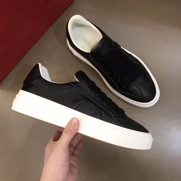 

2021 mens designer shoes leather cloth luxury fashion black men sports sneakers trainers shoe with original box