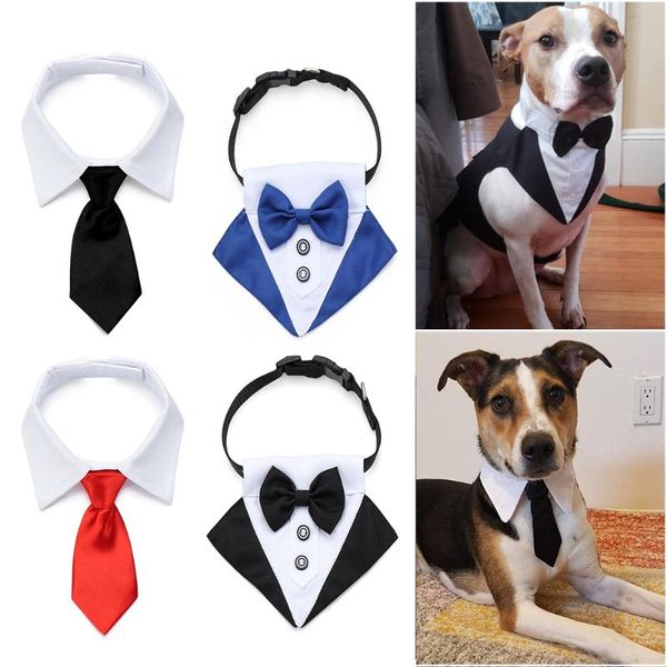 

cute cotton adjustable dog necktie cat grooming formal tie comfortable suit tuxedo bow ties pet accessories apparel