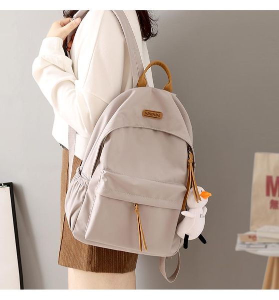 

backpack s3978 - leisure multi-function trend solid color large capacity