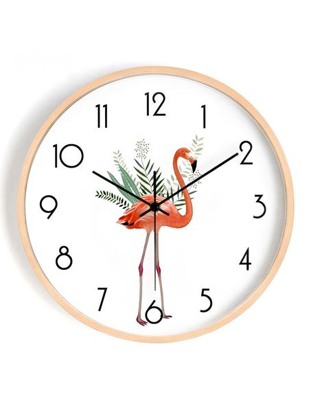 

modern design art wall clock nordic wooden creativity silent minimalist family reloj pared home decor sg50wc1 clocks