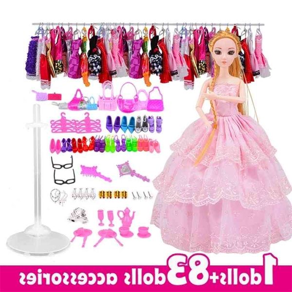 

doll with 83 accessories diy dressup toys for girls fashionista ultimate fashion princess dolls set