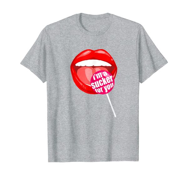 

i'm a sucker for you shirt - candy pop fans lollipop t-shirt, White;black