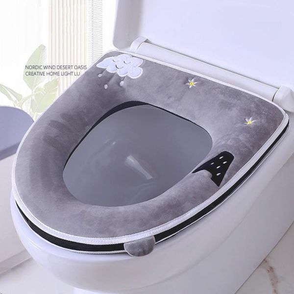 

toilet seat covers coprisedile per wc lavabile morbido caldo universale bagno la casa inverno impermeabile tappetino accessori