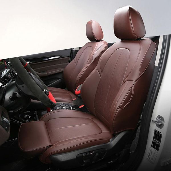 

fully wrapped leather car seat covers cushion waterproof for four season accessories interior decoration x1