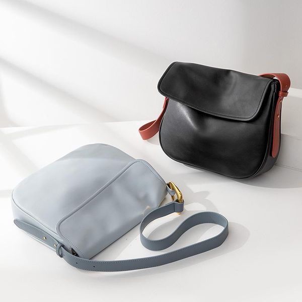 

shoulder bags black bag with red strap stylish crossbody for women 2021 lady's daily messenger handbags and purse totes