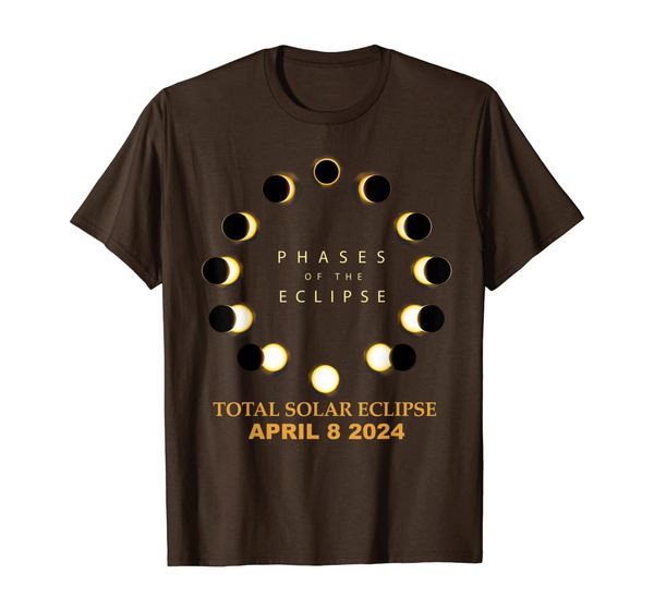 

Total Solar Eclipse 2024 Phases T-Shirt April 8th T-Shirt, Mainly pictures